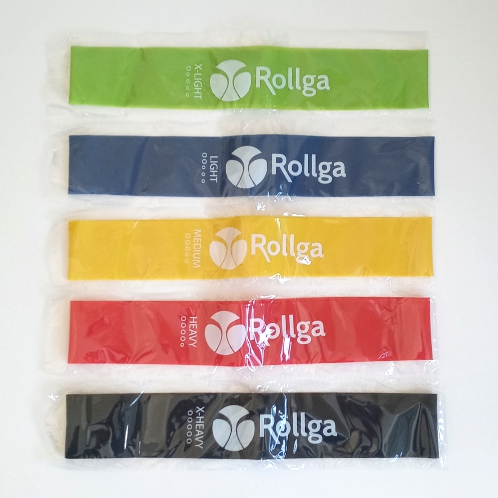 ROLLGA Foam Rollers 3, 5 Resistance Bands & Bag 1 Exercise Ball, 1 Facial Roller - Picture 7 of 16